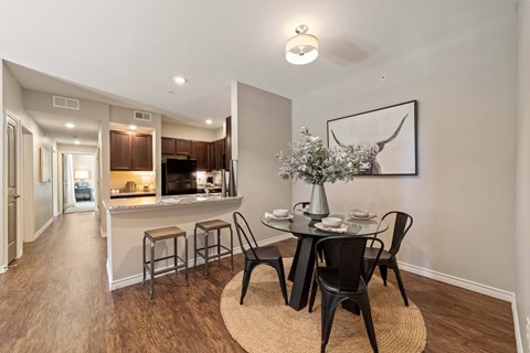 Dining And Kitchen at Residences at the Landing, Kerrville, TX, 78028