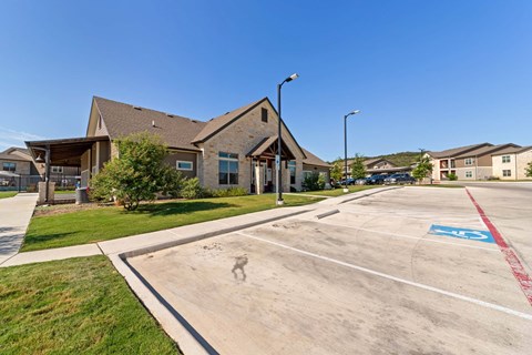 Parking Lot at Residences at the Landing, Texas