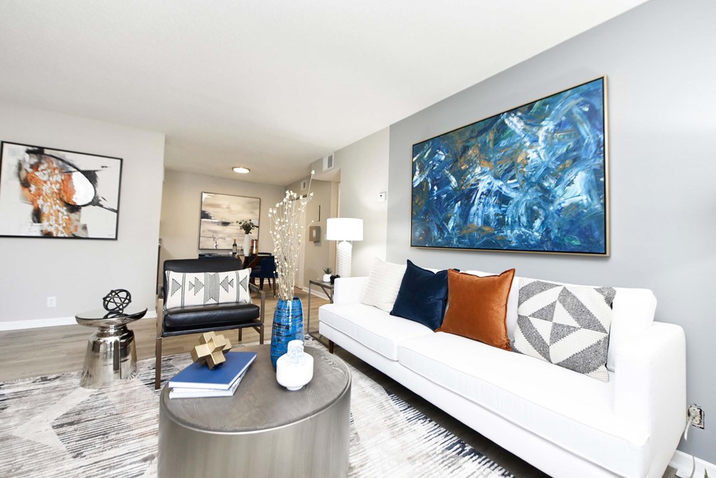 Modern Living Room at Addison at Sutherland, Knoxville  