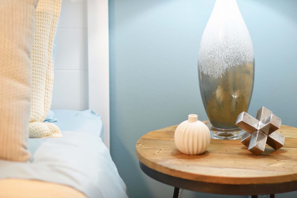 A white lamp at Addison at Sutherland, Knoxville, TN  