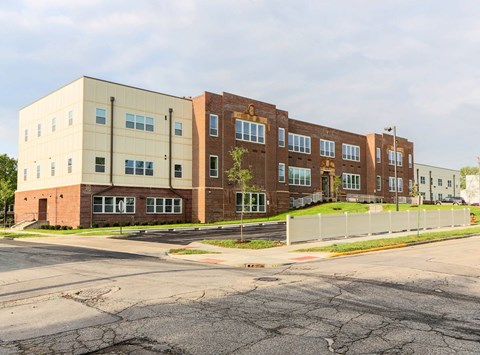 the building in which the apartments are located