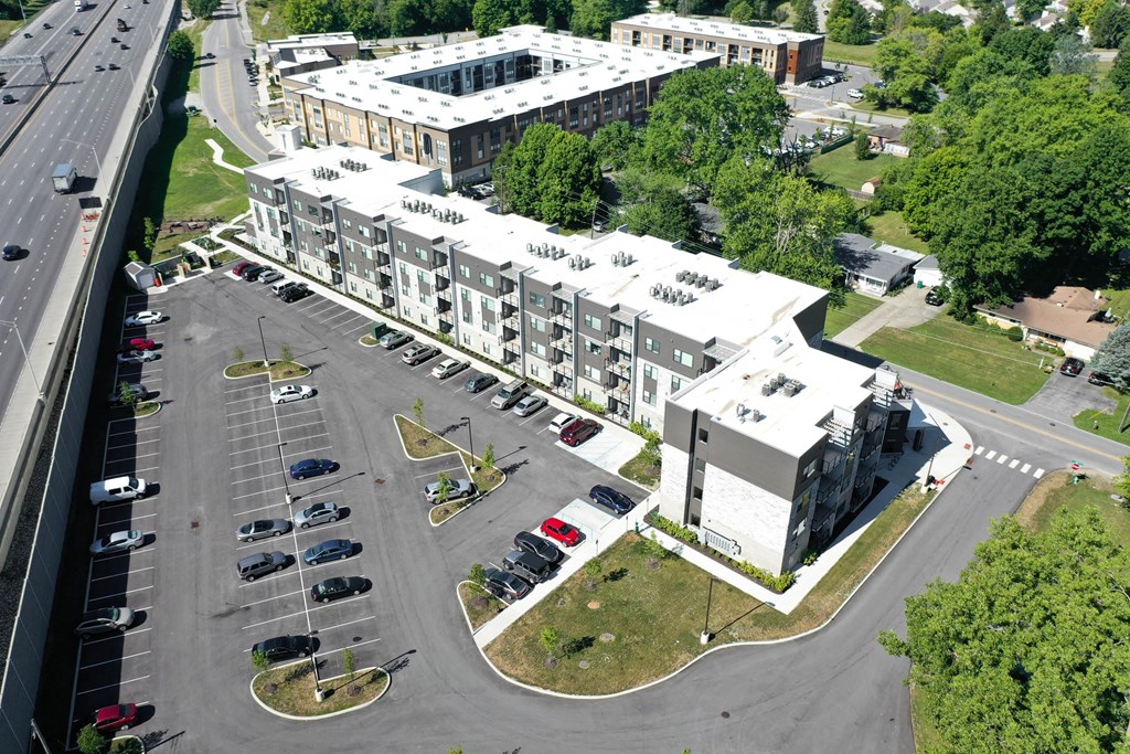 Aerial View at SouthPointe Village Apartments, LP, Indiana, 46038
