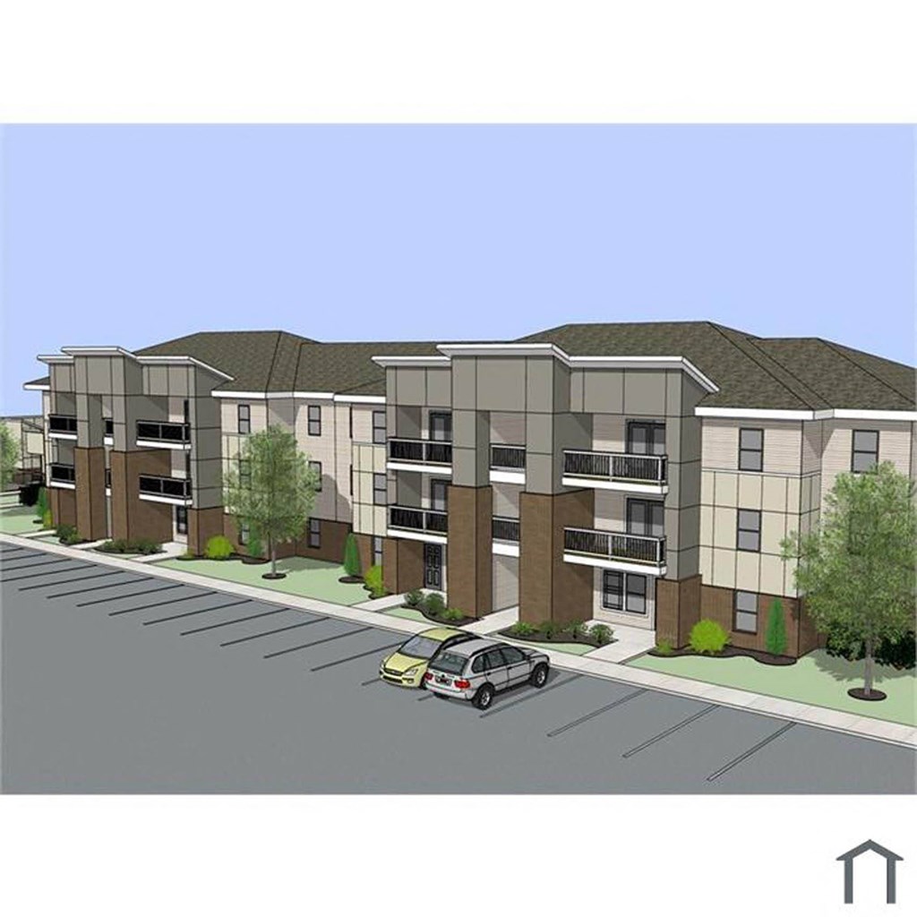 Building Exterior View at Gladstone Apartments, Indiana