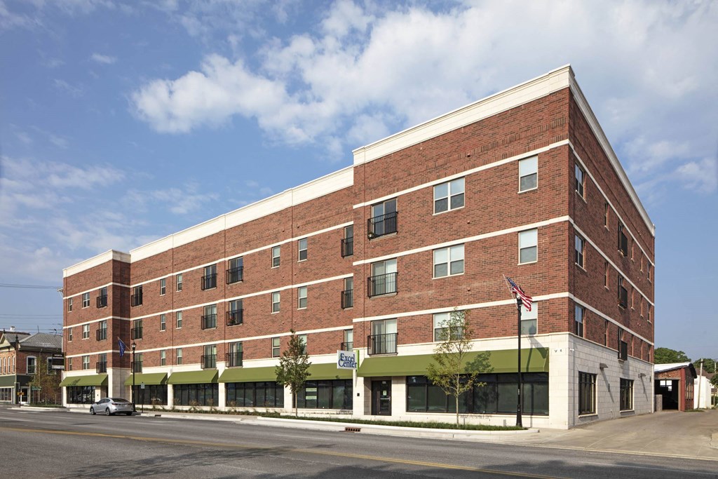 the building in which the hotel is located  at North Harrison Senior Apts, Shelbyville, IN, 46176