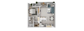 1Bedroom C3 Floorplan