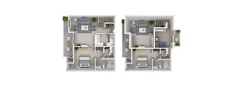 1 Bedroom Loft C4 Floorplan
