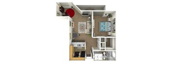 1 Bed 1 Bath with Den
