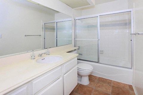 a bathroom with a sink toilet and a shower