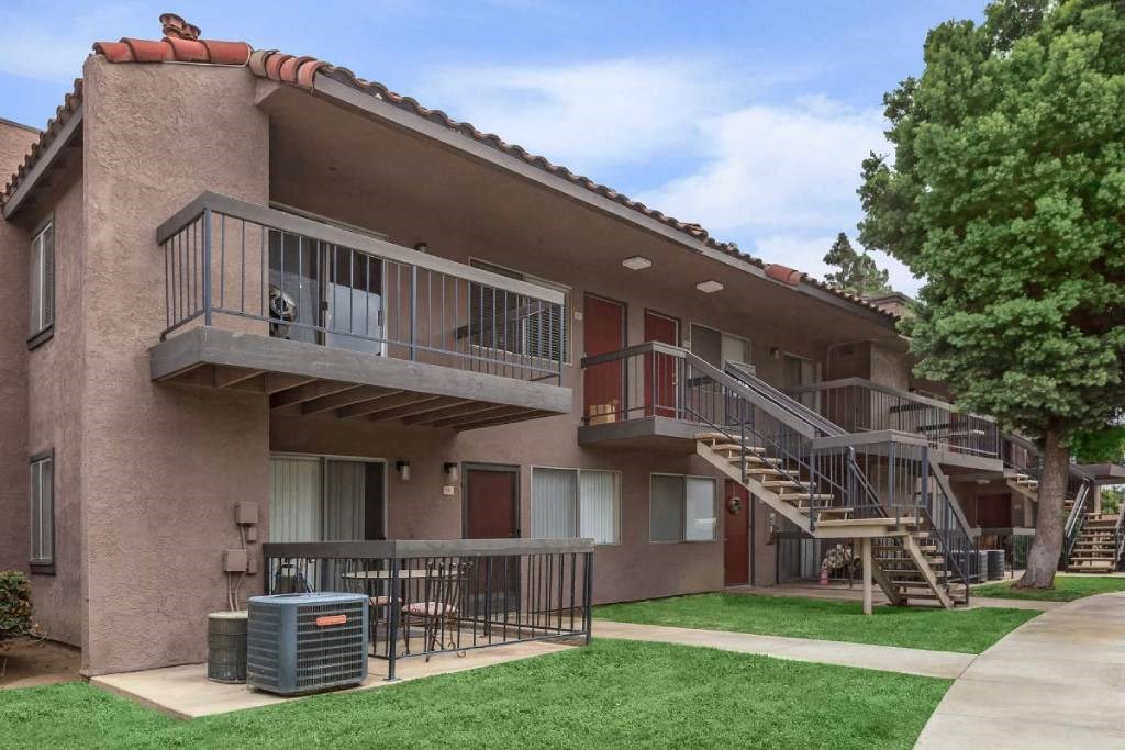 the building where the apartment is located