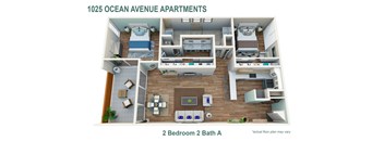 2 Bedroom, 2 Bath