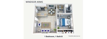 1 Bed 1 Bath