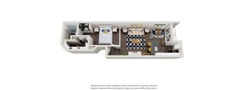 Plan A Junior 1 Bedroom