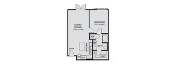 A2 - 1 Bedroom, 1 Bath