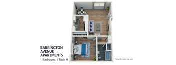 1 Bed 1 Bath