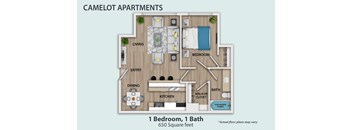 1 Bedroom, 1 Bath