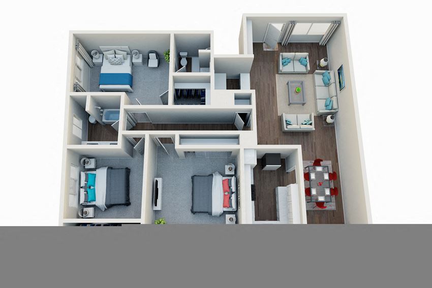 3 Bedroom, 2 Bath