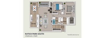 2 Bedroom, 2 Bath