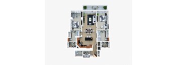 2 bedroom 2 bathroom floor plan  the residences at