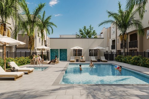 ARTIST'S RENDERING: Pool opening anticipated later this year. Final details may vary.