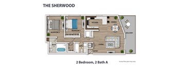2 Bedroom, 2 Bath