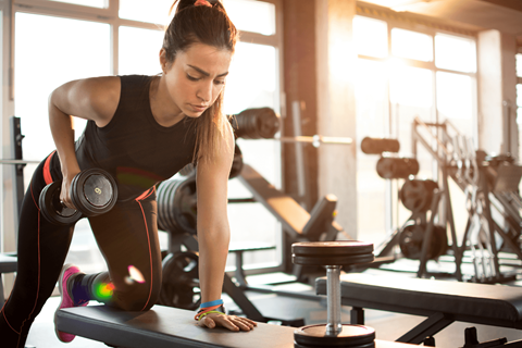 The fitness center image is for visual reference only; actual property features may differ.
