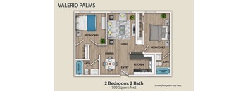 2 Bedroom, 2 Bath