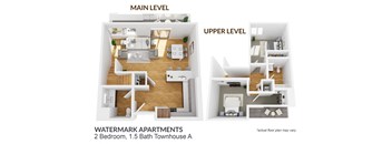2 bedroom floor plan  the residences at