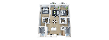2 Bedroom, 2 Bath