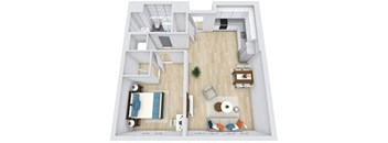 a1 floor plan  2 bedroom with 2 baths  1192 square feet