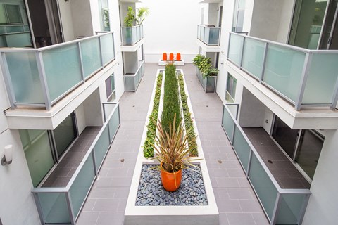 Courtyard View at Seventh West Apartments, Santa Monica, 90401
