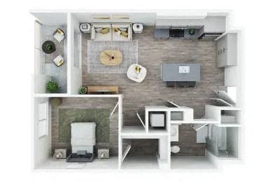 a floor plan of a building with the word love on it