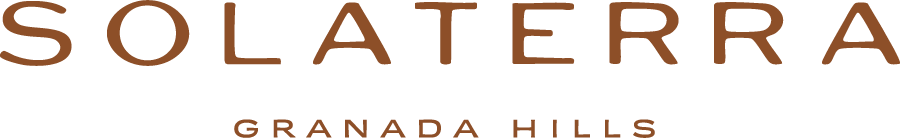 The image features the text "SOLATERRA GRANADA HILLS" in large, orange letters.