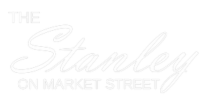 The Stanley on Market Street logo on a green background.