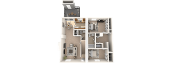 Two Bedroom Townhome