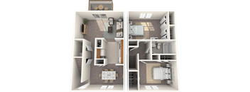 Two Bedroom Townhome