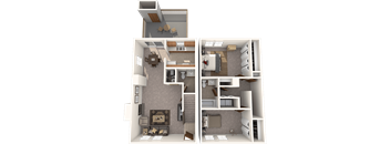 Two Bedroom Townhome