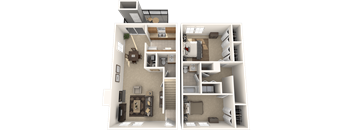 Two Bedroom Townhome