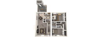 The Den: Two Bedroom Townhome