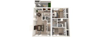 Two Bedroom Townhome