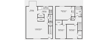 3 Bedroom Townhouse 1.5 Bathroom Indianapolis