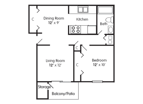 at Thompson Village Apartments, Indianapolis