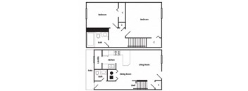 2 Bedroom Townhome: The Conrad