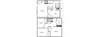 3 Bedroom Townhome: The Oxford