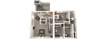 Three Bedroom Townhome