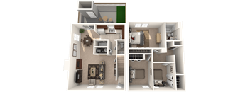 Three Bedroom Townhome