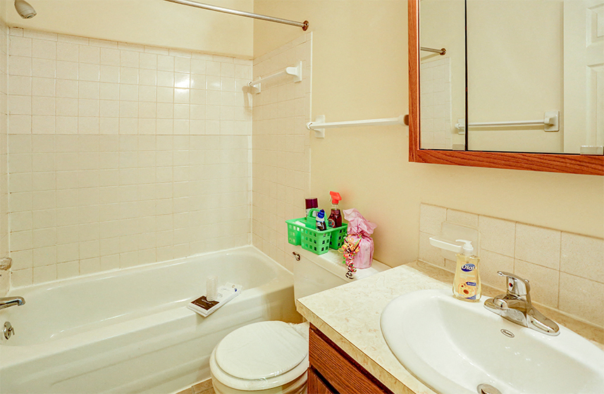 Apartment Full Bathroom at Williamsburg on the Lake Valparaiso