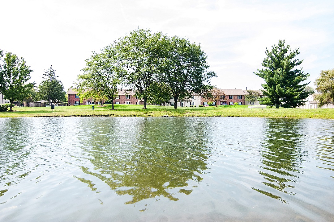 Stocked Fishing Pond at Chelsea Village Apartments