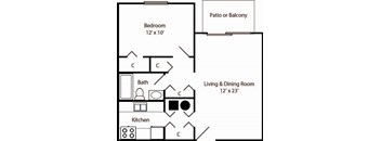 One Bedroom Apartment