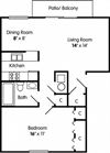 One Bedroom Apartment