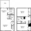 Two Bedroom Townhome